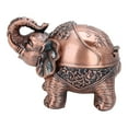 thumbnail image 3 of Emoshayoga Cenicero a Prueba de Viento, Cenicero de Metal 3D Relieve Antideslizante Inferior Antioxidante para Mesa(Elefante de pie Rojo Cobre), 3 of 5