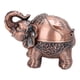 thumbnail image 2 of Cenicero de metal con cubierta Regalo masculino Sellado Anti caída A prueba de viento Conjunto de fumadores Adornos (Cenicero de cobre de pie con forma de elefante), 2 of 7