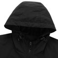 thumbnail image 6 of WRKEKC Lightweight Hooded Windbreaker for Men Quick Dry Zip-Up Casual Outerwear with Elastic Cuffs for Everyday Outdoor Activities, 6 of 9