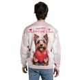 thumbnail image 5 of Happy Valentine's Day Yorkshire Terrier Brings Love Heart All Over Print 3D Sweatshirt Unisex Merch Yorkie Dog Lover Gifts - 02028, 5 of 6