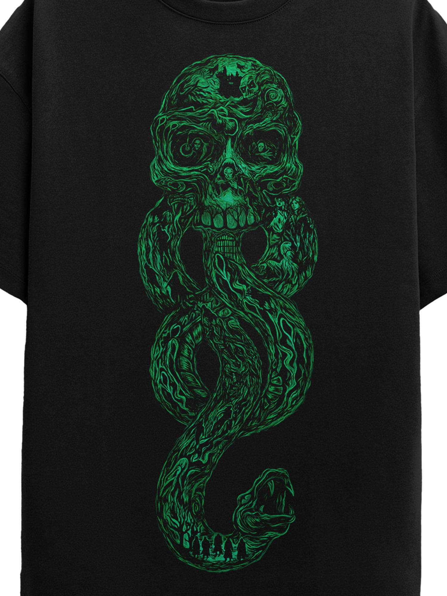 Harry Potter, Men's & Big Men's Graphic T-Shirt, Death Eater Skull, Sizes S-3XL