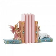 Dragon Crest 10018596 Enchanted Fairy Tale Bookends, Pink & Gold