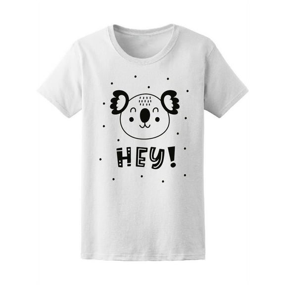 Hey! Cute Happy Koala Tee Women's -Image by Shutterstock