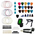 thumbnail image 2 of Juego de accesorios para guitarra Selector de cuerdas de guitarra Clip variable Herramienta para cambiar cuerdas tres en uno Accesorios, 2 of 6