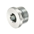 thumbnail image 3 of Tapa de ajuste de tubo de cabeza hexagonal interna Uxcell, tapón de socket de acero de rosca masculina para terminar el extremo del tubo M27*2 1, 3 of 5