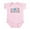 Petal Pink, variant on CafePress - Milk Monster Infant Bodysuit - Baby Light Bodysuit, Size Newborn - 24 Months