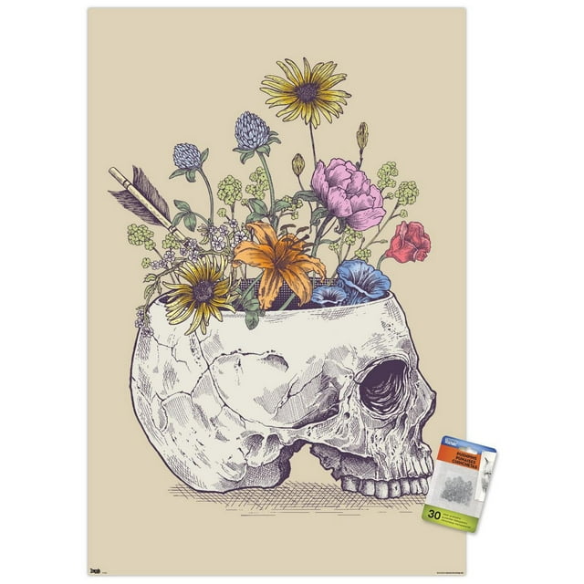 Rachel Caldwell - Crâne de fleur