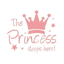 pdqouc Removable The Princess Wall Sticker Wall Sticker Girls Bedroom Decor Baby Room Art Decal Christmas Holiday Party Props Xmas Vintage Decorations