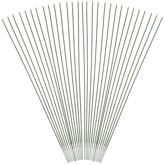 100 Pcs Flower Arrangement Pole Iron Flowers Stem Decor Plant Branch Supplies Artificial Heads