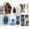 thumbnail image 5 of Lentta Women Y2k Print Boho Cardigan Sweaters Button Down Oversized Knitwear Coats Shawl Collar Fall Fashion Sweater, 5 of 6