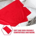 thumbnail image 3 of BESTYASH Manta Decorativa Roja De Coral Fleece Para Sofá Y Oficina Y Calentita, 3 of 7