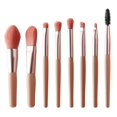 thumbnail image 1 of Juego de brochas de maquillaje YONGSHENG 8 piezas rosa, 1 of 5