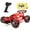 Red&light, variant on Tecnock RC Cars for Kids, 1:18 Scale 20 km/h 2WD Offroad Buggy, 2.4GHz Remote Control Car with USB-C Easy Charging & 50 Mins Playtime