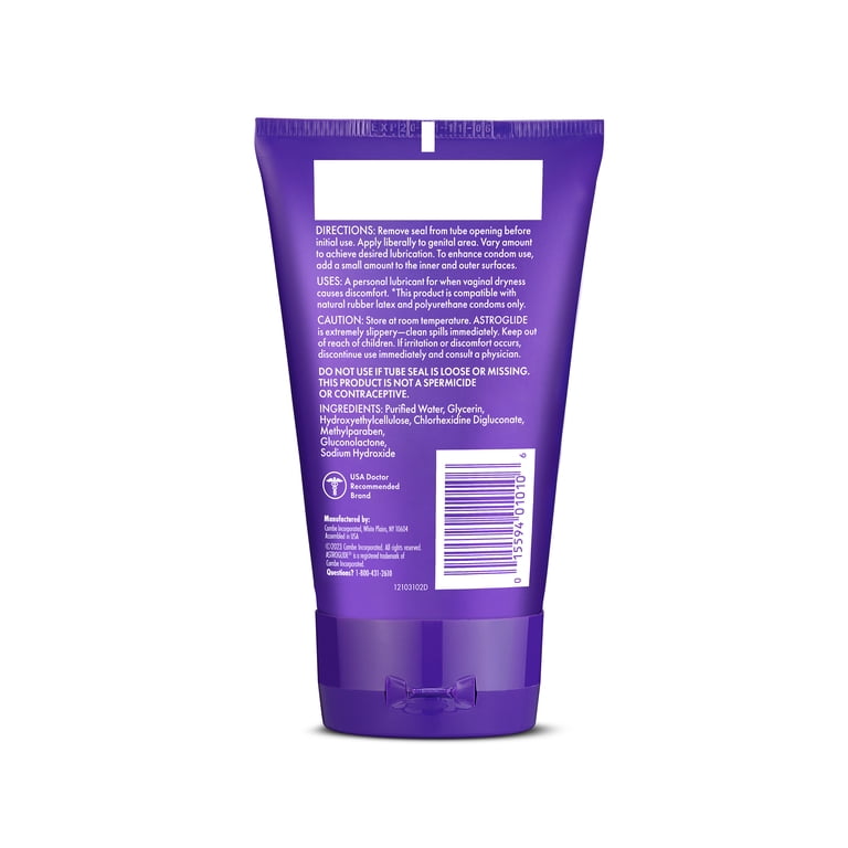 Astroglide Water Based Lube (4oz), Ultra Gentle Gel Personal Lubricant, Stays Put with No Drip, Sex Lube for Long-Lasting Pleasure for Men, Women and Couples - Walmart.com Astroglide Water Based Lube (4oz), Ultra Gentle Gel Personal Lubricant, Stays Put with No Drip, Sex Lube for Long-Lasting Pleasure for Men, Women and Couples - Walmart.com