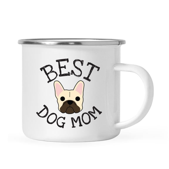 Koyal Wholesale Best Dog Mom Stainless Steel Campfire Mug French Bulldog, Dog Graphic