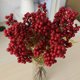 thumbnail image 5 of Rama de árbol colgante Berry Flores Pick Decoración Guirnalda Jarrón Rojo en acebo Flores artificiales, 5 of 8