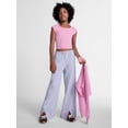 thumbnail image 2 of Weekend Academy Girls Seamless Rib Knit Top with Short Sleeves, Sizes 4-18, 2 of 5