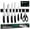 Black, variant on Pampavanna 16 in Stainless Steel Magnetic Knife Holder