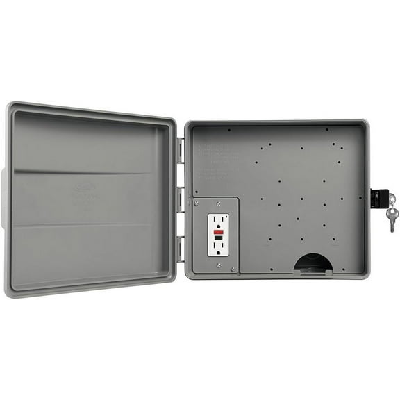 57095 Outdoor-Mounted Controller Timer Box Cover, Grey