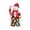 26# (Snowman), variant on Tree Lady Tabletop Christmas Figurine with Candy Cane Cauldron Pine Cones Star for Indoor Mantel Shelf Seasonal Decor