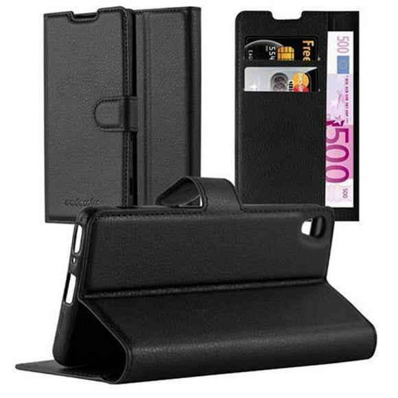 Cadorabo Étui pour Sony Xperia XA Couverture Portefeuille Protection Écran PU Cuir Magnétique Etui
