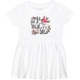 thumbnail image 3 of Inktastic Our First Mother's Day Pink Flowers Girls Baby Dress, 3 of 5