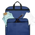 thumbnail image 6 of DALIX 60" Professional Garment Bag Cover for Suits Pants and Gowns Dresses (Foldable) Navy Blue, 6 of 7
