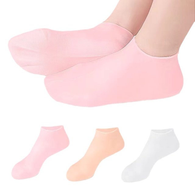 Funda protectora de silicona para pies, impermeable, antigrietas, suavizante de callos, mascarilla para pies, calcetines de playa, funda protectora suave
