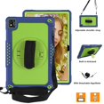 thumbnail image 2 of Fancing for TCL TABMAX 10.4 Inch Tablet Case,Heavy-Duty Shockproof Kids Friendly Hybrid Rugged Protective Case for Nokia T20/Nokia T21/TCL Tab Pro 5G 9198S/VASTKING KingPad M10 Tablet(Navy/Green), 2 of 6