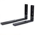 thumbnail image 2 of Household Metal Telescopic Adjustable Microwave Oven Holder Wall Mounted Bracket Accessory Kits, 2 of 13
