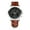 Brown, variant on Mens Leather Strap Blue Glass Quartz Watches - Black Dial, Sporty Look | Birthday, Valentine's, Father's Day Gift Ideas