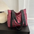 thumbnail image 2 of Bolso Mano Invierno para Mujer Acolchada Algodón Suave Compras, 2 of 5