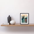 thumbnail image 2 of York Minster and Shambles Street Cityscape Artwork Framed Wall Art Print 9X7 Inch, 2 of 5
