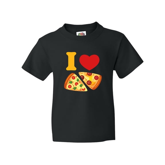 Inktastic I Love Pizza Youth T-Shirt