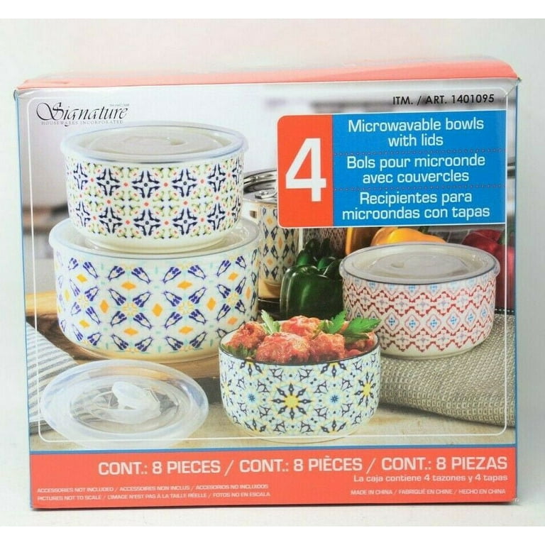 Ceramic Microwave Able Bowls With Lids