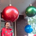 thumbnail image 1 of FUEENIRVA 7Piece Set Inflatable Baubles Green PVC for Homeowners 25X25X25in, 1 of 8