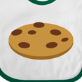 thumbnail image 4 of Inktastic Chocolate Chip Cookie Boys or Girls Baby Bib, 4 of 4