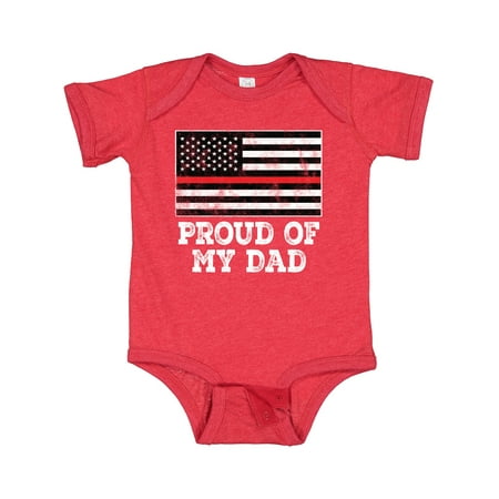 

Inktastic Firefighter Dad Fireman Family Gift Baby Boy or Baby Girl Bodysuit