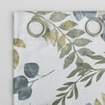 thumbnail image 4 of Sun Zero Remi Floral Leaf Print Blackout Grommet Curtain Panel, 40"X84", Multi, 4 of 8