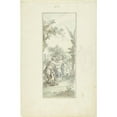 thumbnail image 3 of Dionys van Nijmegen 17x24 Black Modern Framed Museum Art Print Titled - Design for a Room; Amaryllis Recognizes Myrtillo (1715 - 1798), 3 of 5