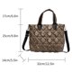 thumbnail image 2 of Bolso casual para mujer Bolso de mano suave Bolso de invierno ligero para mujer de color sólido, 2 of 9