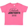 thumbnail image 3 of Inktastic Celebrate Juneteenth Boys or Girls Toddler T-Shirt, 3 of 5