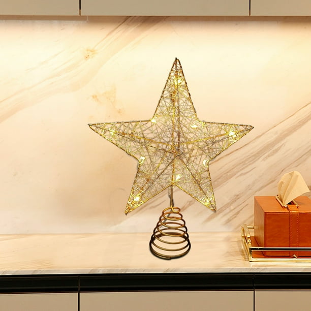 Decoración del hogar, decoración de habitaciones, decoración de paredes, luces decorativas para fiestas de estrellas, adecuadas para centros de mesa de bodas, fiestas, adornos luminosos de hierro.