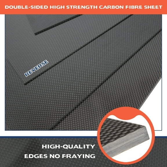 ARRIS 200X300X4.0MM 100% 3K Carbon Fiber Plate Plain Weave Laminate Panel Sheet