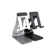 thumbnail image 4 of Soporte para teléfono de escritorio ajustable, soporte para teléfono de escritorio de aluminio, cuerpo más grande y brazos más largos, súper estable, compatible con todos los teléfonos, iPhone, iPad, tabletas (4-10") - Negro ER, 4 of 4