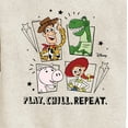 thumbnail image 3 of Toy Story - Play Chill Repeat - Toddler & Youth Crewneck Fleece Sweatshirt, 3 of 5