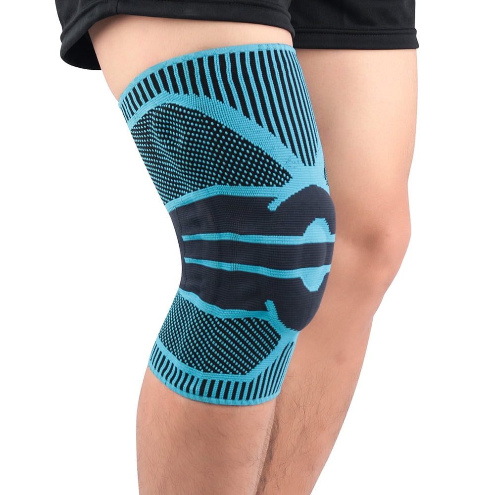 2pcs Sports Knit Kneecap Elastic Knee Brace Sleeve Knee Support Protector 