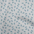 thumbnail image 1 of oneOone Viscose Chiffon Teal Blue Fabric Floral Dress Material Fabric Print Fabric By The Yard 42 Inch Wide, 1 of 5
