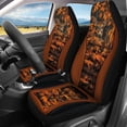 thumbnail image 3 of Pzuqiu Car Seat Covers Full Set Fashion Breathable Car Front Seat Covers Polyester Protect Removable, Fit for Truck Trucks Sedans, Deer Camo, 3 of 10
