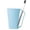 Light Blue, variant on Fmxomd Vertical Stripe Drinking Cup, Toothbrush Tumbler Holder, Bathroom Mouthwash Cup, 900ML, PP Plastic Material Anti-Drop Toothbrush Cup (Light Blue)